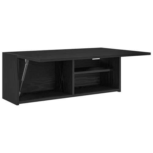 Kupaonski zidni ormarić crni 80x25x30 cm izrađeno drvo - Crna 80 x 25 x 30 cm 1 Cijena