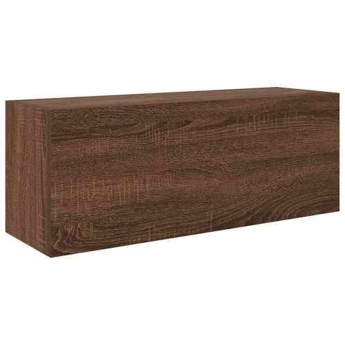 Kupaonski zidni ormarić smeđi hrast 80x25x30 cm izrađeno drvo - Smeđi hrast 80 x 25 x 30 cm 1 Cijena