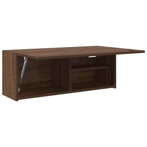 Kupaonski zidni ormarić smeđi hrast 80x25x30 cm izrađeno drvo - Smeđi hrast 80 x 25 x 30 cm 1 Cijena