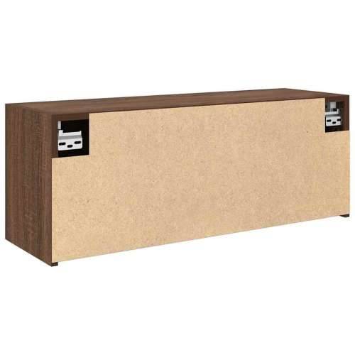 Kupaonski zidni ormarić smeđi hrast 80x25x30 cm izrađeno drvo - Smeđi hrast 80 x 25 x 30 cm 1 Cijena