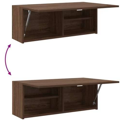 Kupaonski zidni ormarić smeđi hrast 80x25x30 cm izrađeno drvo - Smeđi hrast 80 x 25 x 30 cm 1 Cijena