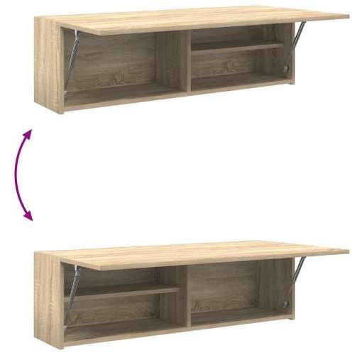 Kupaonski zidni ormarić sonoma hrast 100x25x30 cm izrađeno drvo - sonoma hrast 100 x 25 x 30 cm 1 Cijena