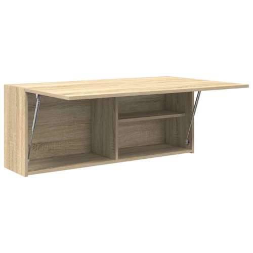 Kupaonski zidni ormarić sonoma hrast 100x25x40 cm izrađeno drvo - sonoma hrast 100 x 25 x 40 cm 1 Cijena