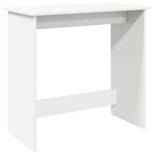 Radni stol bijeli 80 x 40 x 75 cm od iverice - Bijela Cijena
