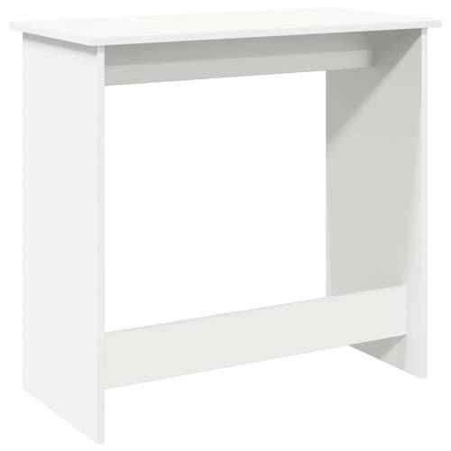 Radni stol bijeli 80 x 40 x 75 cm od iverice - Bijela Cijena