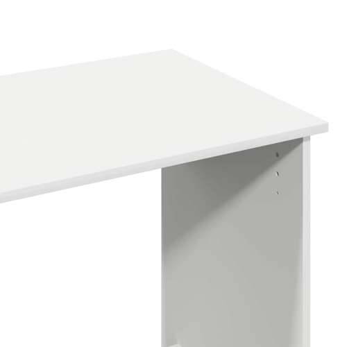 Radni stol bijeli 80 x 40 x 75 cm od iverice - Bijela Cijena