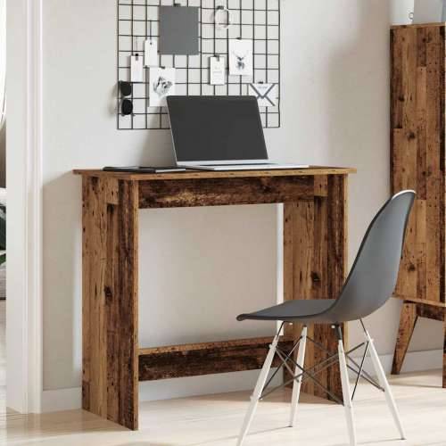 Radni stol boja starog drva 80 x 40 x 75 cm konstruirano drvo - Staro drvo Cijena