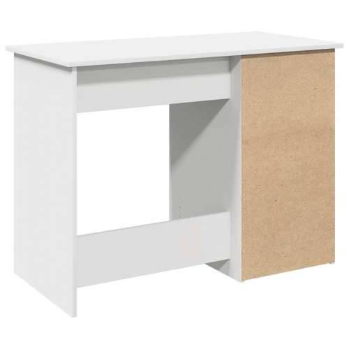 Radni stol bijeli 102 x 50 x 75 cm od konstruiranog drva - Bijela Cijena