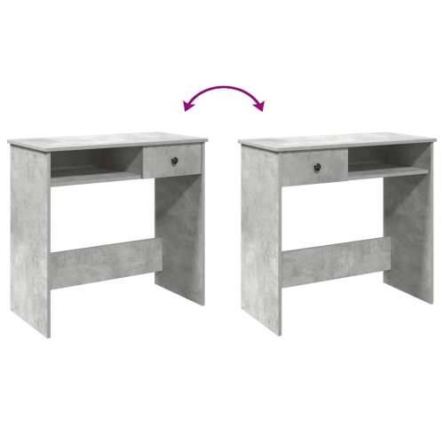 Radni stol siva boja betonai 80 x 40 x 75 cm od iverice - Beton siva Cijena