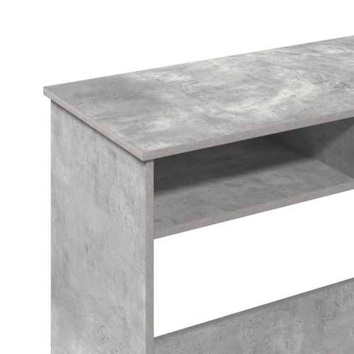 Radni stol siva boja betonai 80 x 40 x 75 cm od iverice - Beton siva Cijena