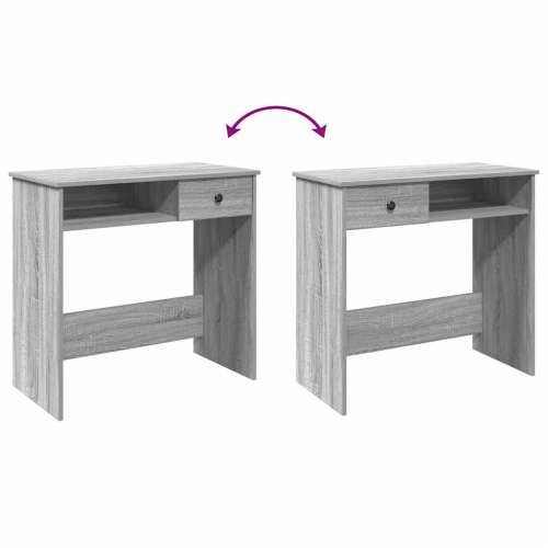 Radni stol boja hrasta sonome 80 x 40 x 75 cm konstruirano drvo - Sivi hrast sonoma Cijena