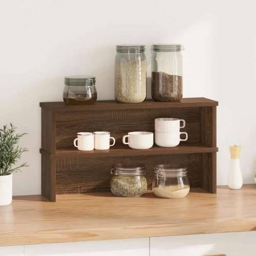 Kuhinjski stalci koji se mogu složiti 2 kom 50x15x16 cm - Smeđi hrast 50 x 15 x 16 cm 2 Cijena