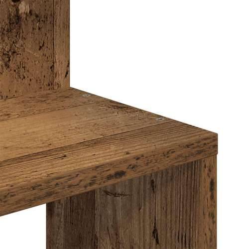 Kutna zidna polica boja drva 32x32x127,5 cm konstruirano drvo - Staro drvo 32 x 32 x 127.5 cm 1 Cijena