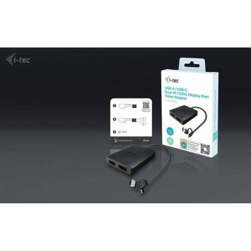 USB kabel i-Tec CADUAL4KDP Crna Cijena