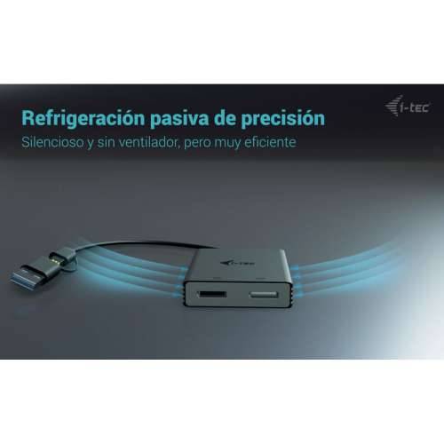 USB kabel i-Tec CADUAL4KDP Crna Cijena