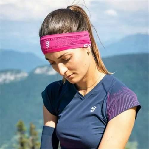Sportska Traka za Glavu Compressport Thin On/Off Roza Fuksija Cijena