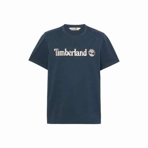 Muška Majica Kratkih Rukava Timberland Kennebec River Camo Linear Logo Plava Cijena