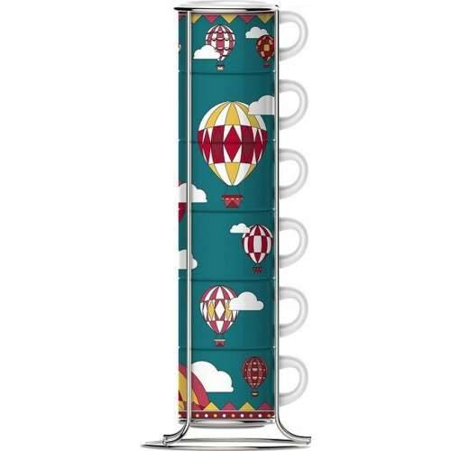 Set 6 Šalica za Kavu Bialetti Winter Wonderland Turkizno Porculan 80 ml 6 Dijelovi (6 kom.) Cijena