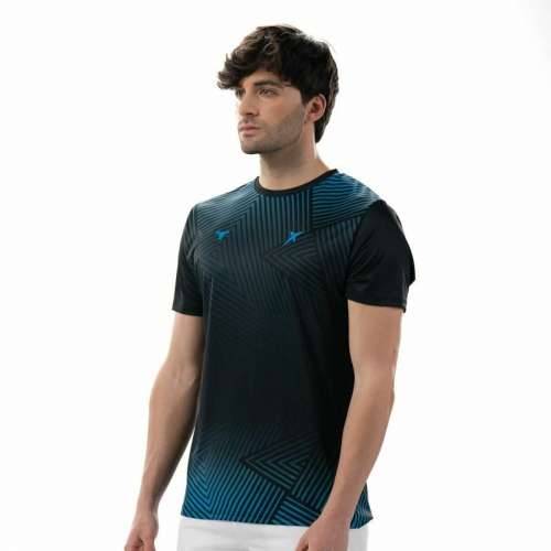 Muška Majica Kratkih Rukava Drop Shot Abian Campa Crna Padel Cijena