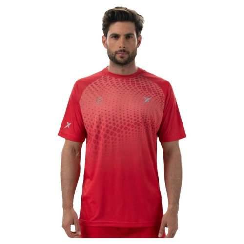 Muška Majica Kratkih Rukava Drop Shot Benara Oranžna Padel Cijena