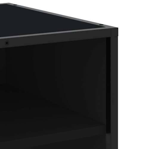 TV ormarić crni 180,5x40x46 cm izrađeno drvo - Crna 1 180.5 cm Cijena