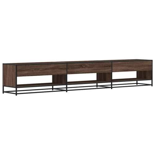 TV ormarić smeđi hrast 270x40x46 cm konstruirano drvo - Smeđi hrast 1 270 cm Cijena