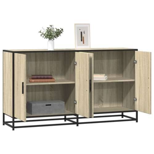 Komoda sonoma hrast 134x35x76 cm izrađeno drvo - sonoma hrast 1 Cijena