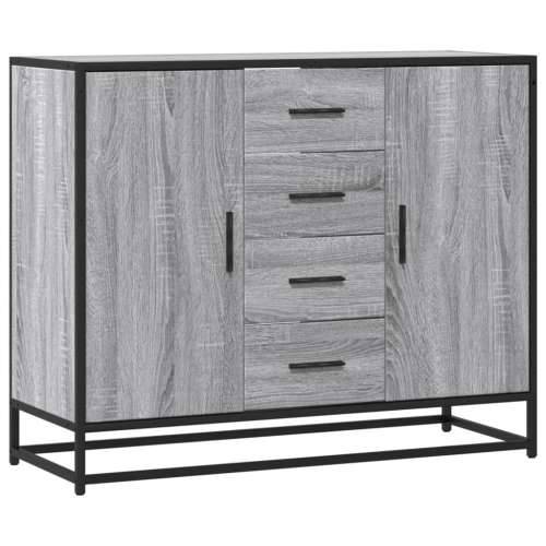 Komoda Siva Sonoma 92x35x76 cm Konstruirano drvo - Sivi hrast sonoma 1 Cijena