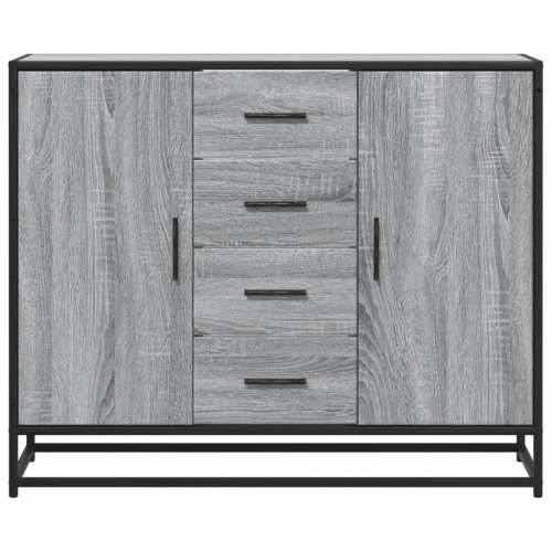 Komoda Siva Sonoma 92x35x76 cm Konstruirano drvo - Sivi hrast sonoma 1 Cijena
