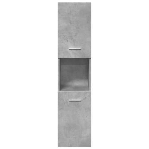 4-dijelni set kupaonskog namještaja siva boja betona drveni - Beton siva 41 x 38.5 x 46 cm 1 Cijena