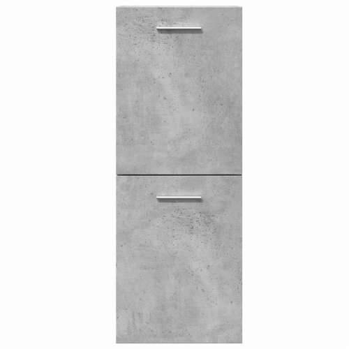 4-dijelni set kupaonskog namještaja siva boja betona drveni - Beton siva 41 x 38.5 x 46 cm 1 Cijena