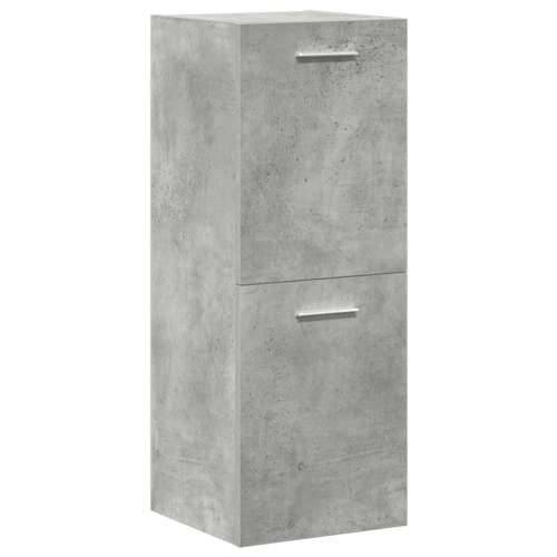 3-dijelni set kupaonskog namještaja siva boja betona drveni - Beton siva 90 x 38.5 x 46 cm 1 Cijena