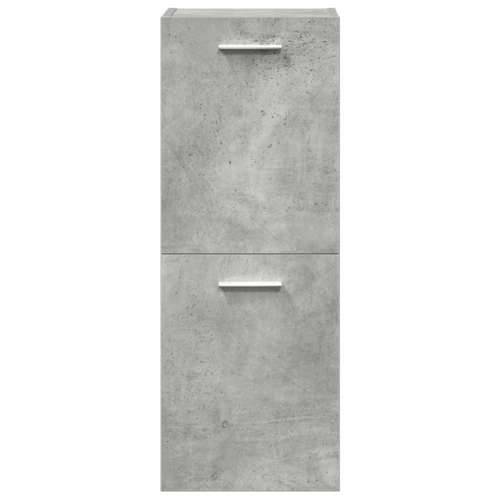 3-dijelni set kupaonskog namještaja siva boja betona drveni - Beton siva 90 x 38.5 x 46 cm 1 Cijena