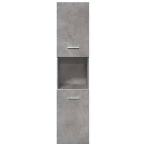 5-dijelni set kupaonskog namještaja siva boja betona drveni - Beton siva 90 x 38.5 x 46 cm + 30 x 30 x 130 cm 1 Cijena