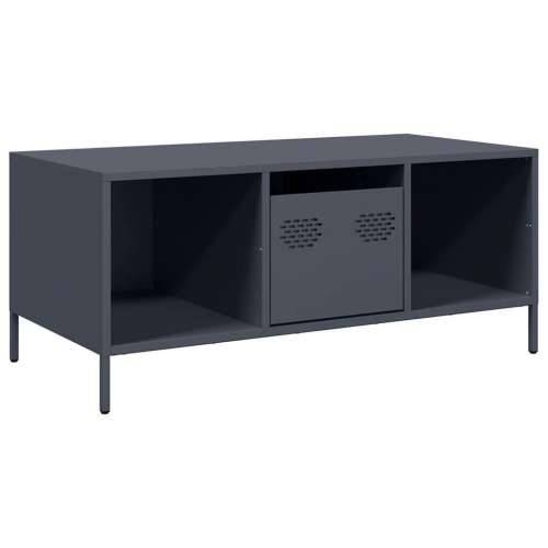 Stolić za kavu antracit 101,5x50x43,5 cm hladno valjanog čelika - Antracit 1 Cijena