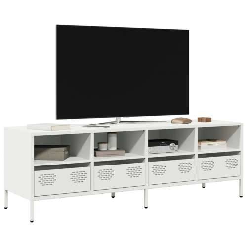 TV ormarić bijeli 135x39x43,5 cm hladno valjani čelik - Bijela 1 135 cm Cijena