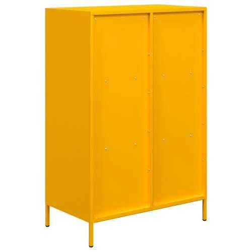 Visoka komoda boja senfa 68x39x103,5 cm od čelika Žuta 1 Cijena