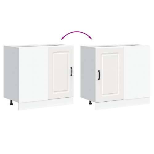 Donji kuhinjski ormarić Kalmar bijeli konstruirano drvo - Bijela 86 x 46 x 81.5 cm 1 1x corner bottom cabinet (1 door) Cijena