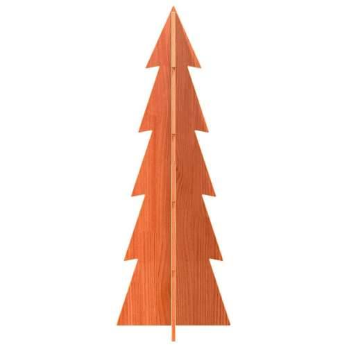 Drveno ukrasno božićno drvce voštano smeđi 112 cm od borovine - Voštano smeđa 112 cm 1 Cijena