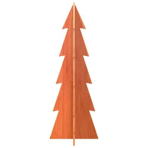 Drveno ukrasno božićno drvce voštano smeđi 112 cm od borovine - Voštano smeđa 112 cm 1 Cijena