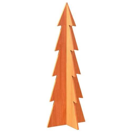 Drveno ukrasno božićno drvce voštano smeđi 112 cm od borovine - Voštano smeđa 112 cm 1 Cijena