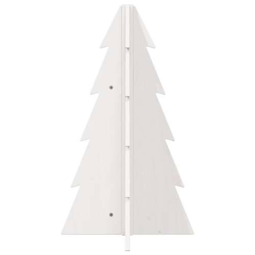 Drveno ukrasno božićno drvce bijelo 69,5 cm od masivne borovine - Bijela 69.5 cm 1 Cijena