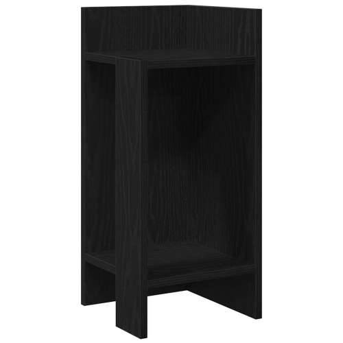 Pomoćni stolić s policom crni 25,5x27x60 cm - Crna 1 Cijena