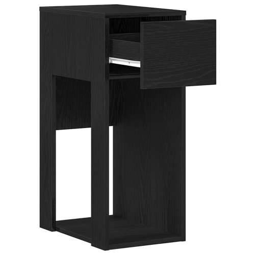 Tower stalak za računalo s ladicom crni 30x44x74 cm - Crna Cijena