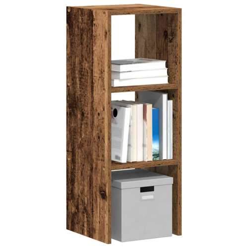 Regal za knjige složive 30x30x80 cm konstruiranog drvo - Staro drvo 1 Cijena