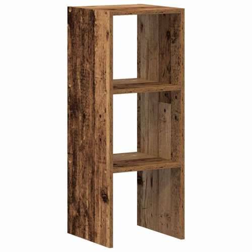 Regal za knjige složive 30x30x80 cm konstruiranog drvo - Staro drvo 1 Cijena
