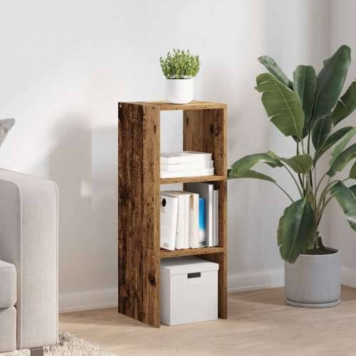 Regal za knjige složive 30x30x80 cm konstruiranog drvo - Staro drvo 1 Cijena