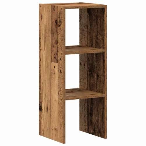 Regal za knjige složive 30x30x80 cm konstruiranog drvo - Staro drvo 1 Cijena