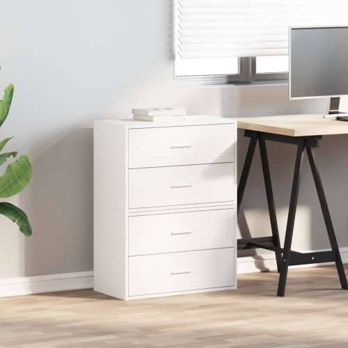 Ormari s 2 ladice 2 kom bijeli 60x31x40 cm konstruirano drvo - Bijela 2 Cijena