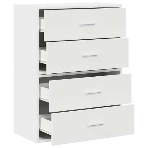 Ormari s 2 ladice 2 kom bijeli 60x31x40 cm konstruirano drvo - Bijela 2 Cijena